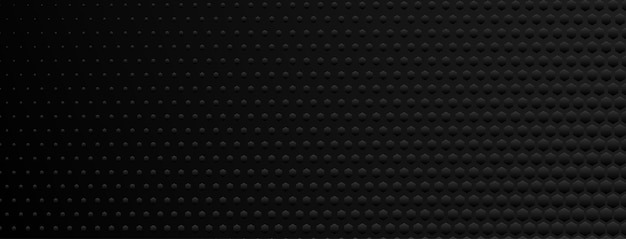 Fondo de semitono abstracto hecho de pequeños puntos hexagonales de diferentes tamaños en colores gris y negro