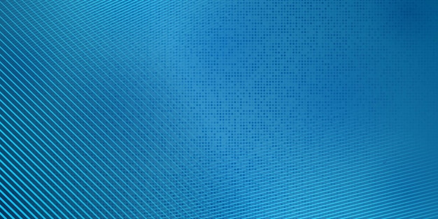 Fondo de semitono abstracto hecho de puntos y líneas en colores azules