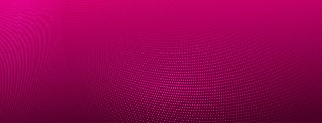 Fondo de semitono abstracto de pequeños puntos y líneas onduladas en colores rosados