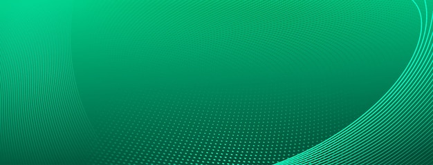 Fondo de semitono abstracto de pequeños puntos y líneas onduladas en colores turquesa