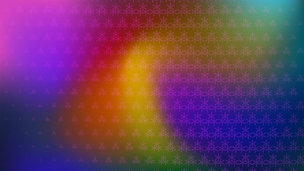 Fondo de semitono abstracto de pequeños símbolos en manchas de colores