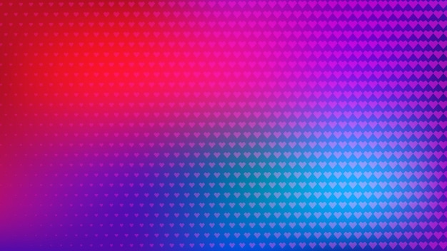 Fondo de semitono abstracto de pequeños símbolos en manchas de colores