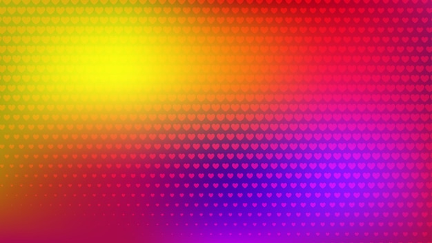 Fondo de semitono abstracto de pequeños símbolos en manchas de colores
