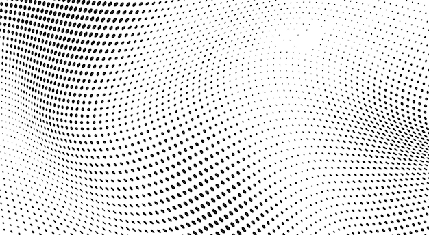 Fondo de semitono de onda negra