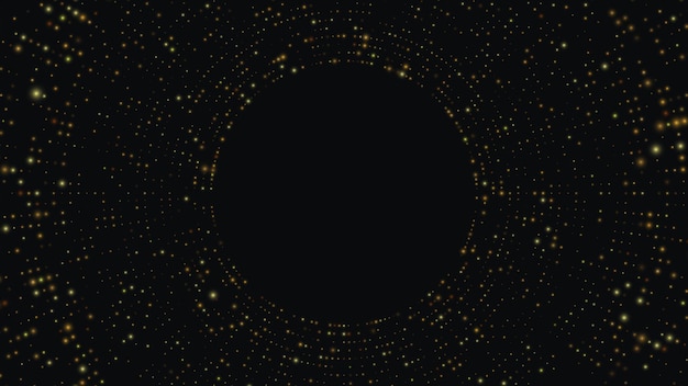 Fondo de semitono de oro brillo Ilustración de vector abstracto. EPS10