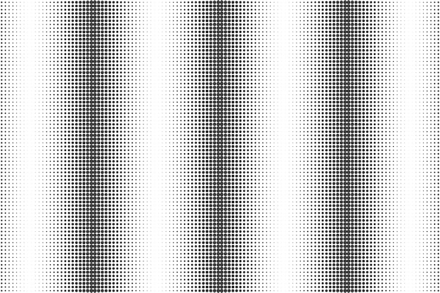 Fondo de semitono punteado en blanco y negro
