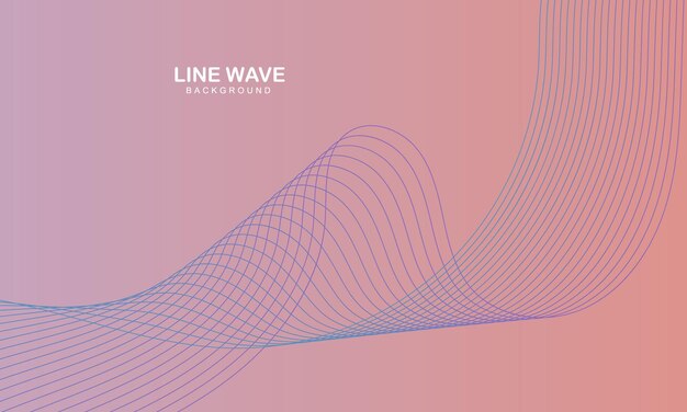 Fondo sencillo minimalista con líneas onduladas
