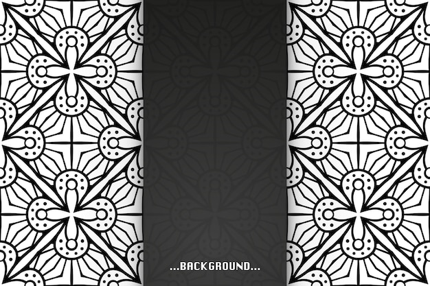 Fondo simple con formas étnicas.