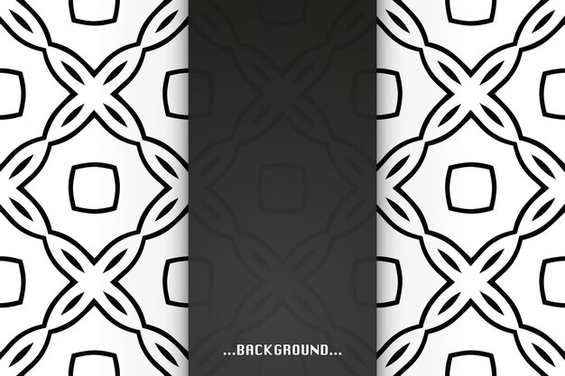 Fondo simple con formas étnicas.