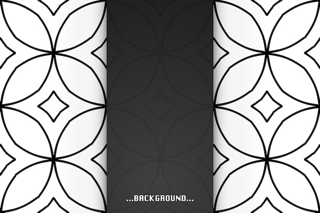 Fondo simple con formas étnicas.