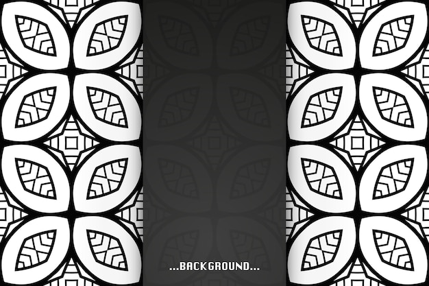 Fondo simple con formas étnicas.