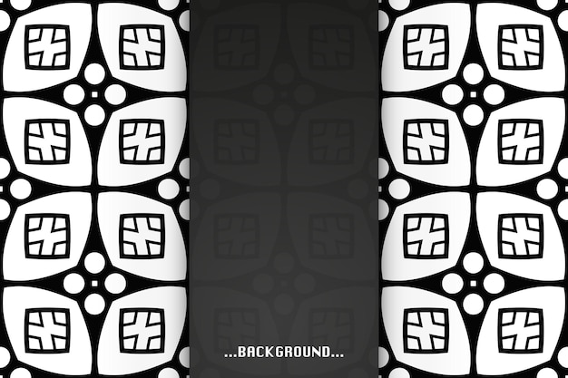 Fondo simple con formas étnicas.