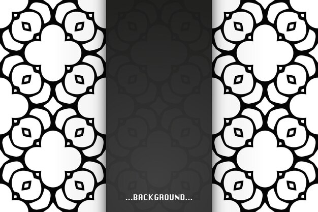 Fondo simple con formas étnicas.