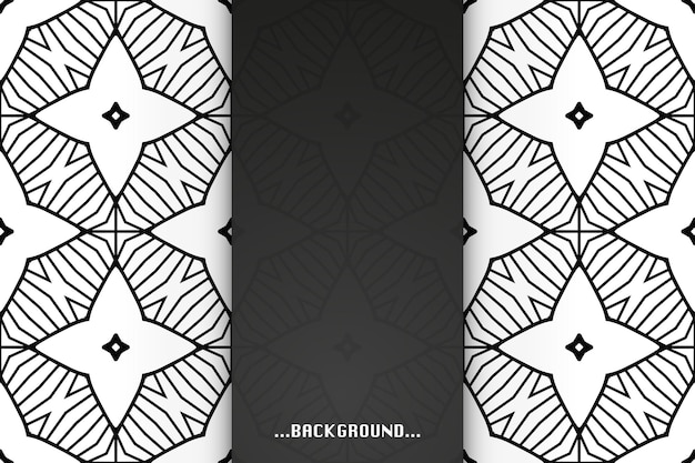 Fondo simple con formas étnicas.