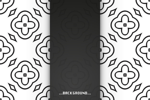 Fondo simple con formas étnicas.
