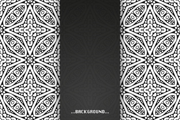 Fondo simple con formas étnicas.