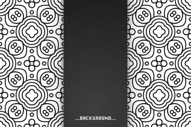 Fondo simple con formas étnicas.