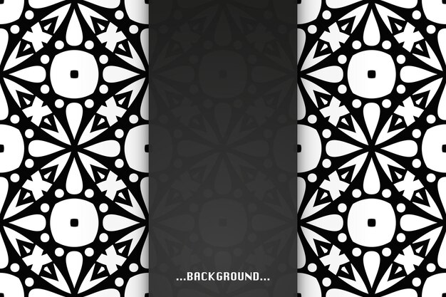 Fondo simple con formas étnicas.