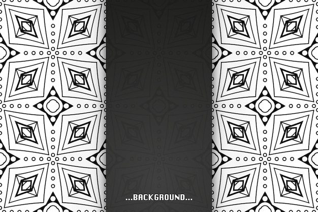 Fondo simple con formas étnicas.