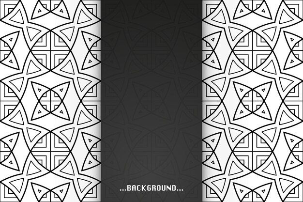 Fondo simple con formas étnicas.