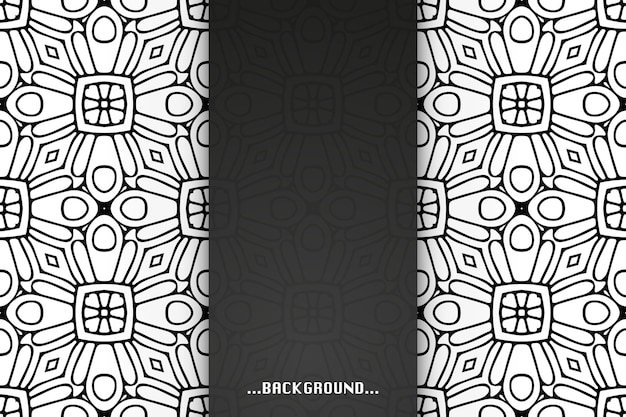 Fondo simple con formas étnicas.
