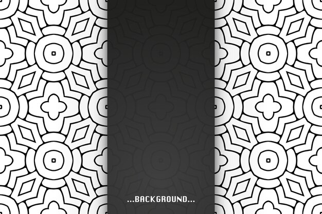 Fondo simple con formas étnicas.