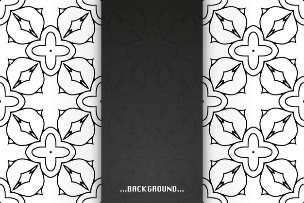 Fondo simple con formas étnicas.