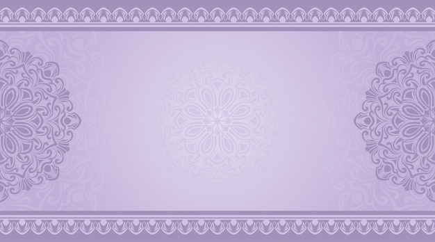 El fondo simple del mandala es de un color suave y hermoso.