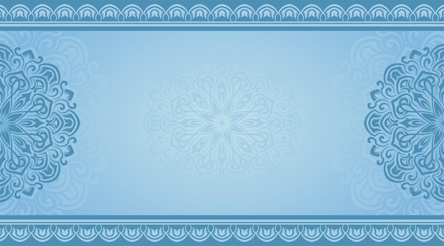 El fondo simple del mandala es de un color suave y hermoso.