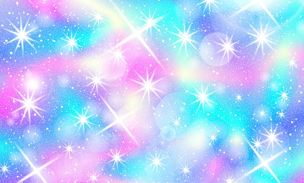 Fondo de sirena arcoiris. Patrón de unicornio