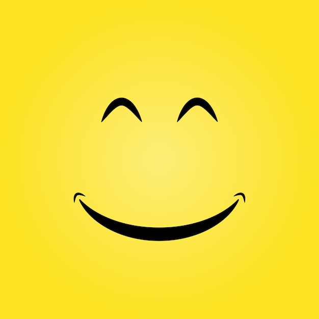 Fondo de sonrisa amarilla