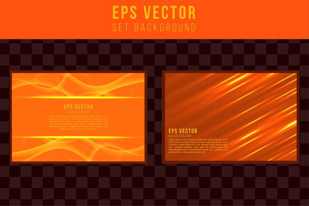 Fondo de superposición de degradado naranja moderno abstracto con espacio de copia para texto. Concepto mínimo. Vector