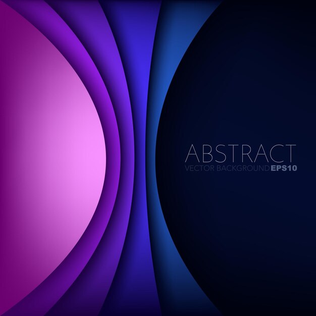 fondo de superposición de línea de curva de vector gráfico para diseño de texto y mensaje