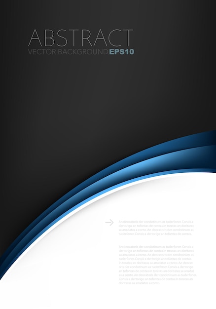 fondo de superposición de línea de curva de vector gráfico para diseño de texto y mensaje