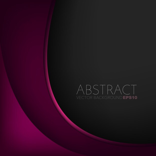 fondo de superposición de línea de curva de vector gráfico para diseño de texto y mensaje