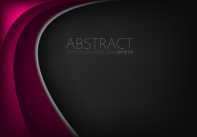 fondo de superposición de línea de curva de vector gráfico para diseño de texto y mensaje