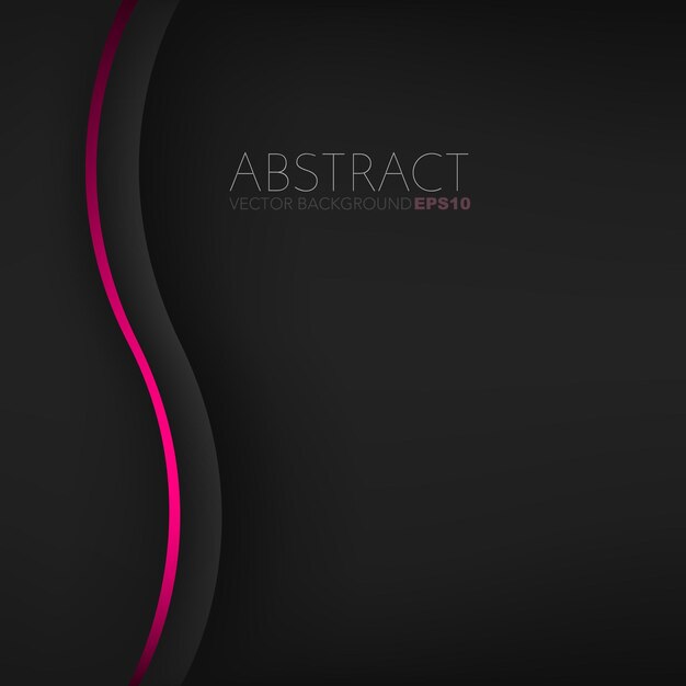 fondo de superposición de línea de curva de vector gráfico para diseño de texto y mensaje