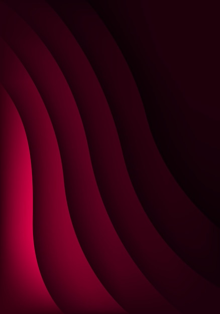 fondo de superposición de línea de curva de vector gráfico para diseño de texto y mensaje