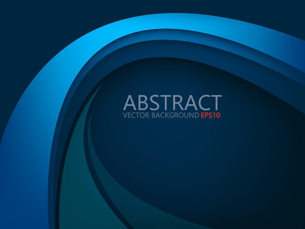 fondo de superposición de línea de curva de vector gráfico para diseño de texto y mensaje
