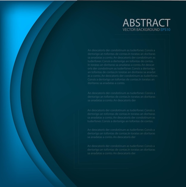fondo de superposición de línea de curva de vector gráfico para diseño de texto y mensaje