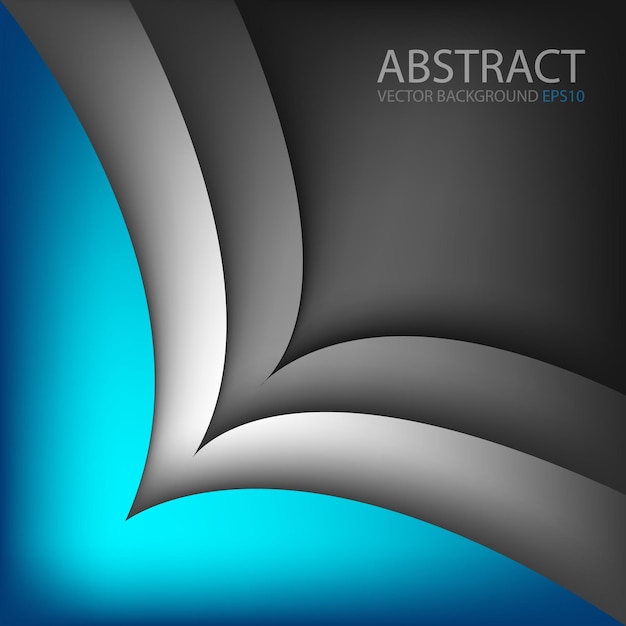 fondo de superposición de línea de curva de vector gráfico para diseño de texto y mensaje