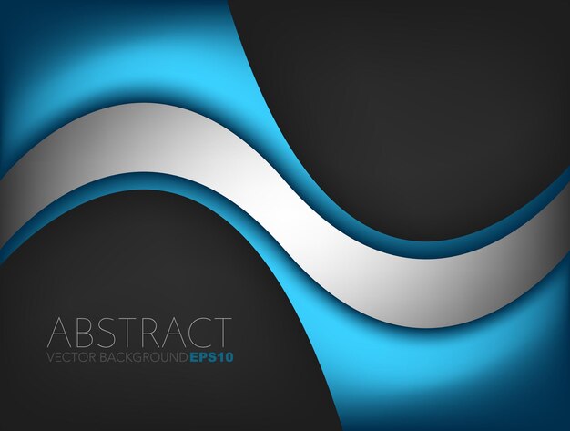 fondo de superposición de línea de curva de vector gráfico para diseño de texto y mensaje