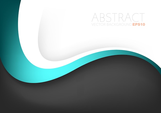 fondo de superposición de línea de curva de vector gráfico para diseño de texto y mensaje