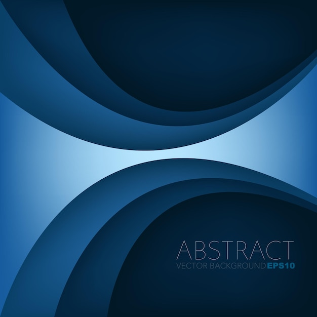 fondo de superposición de línea de curva de vector gráfico para diseño de texto y mensaje