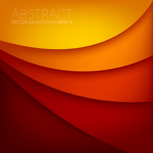 Fondo de superposición de línea de curva de vector gráfico rojo para diseño de texto y mensaje