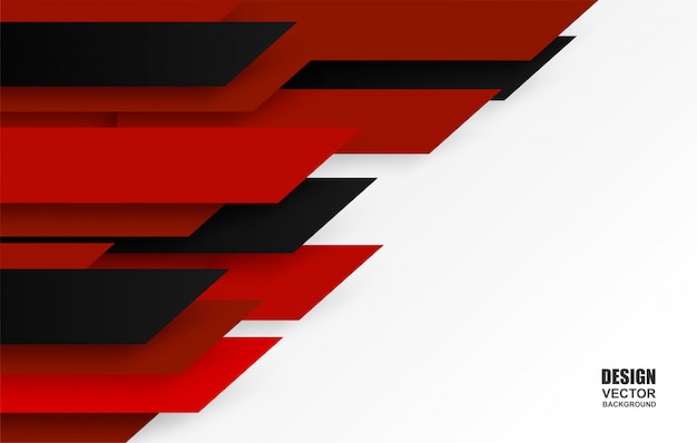 Fondo de superposición rojo y negro.