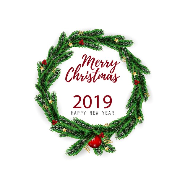 Fondo de tarjeta de felicitación de Navidad feliz.