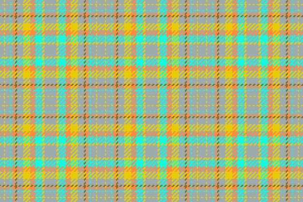 Fondo de tartán inconsútil Tela escocesa cheque Patrón vector textura textil