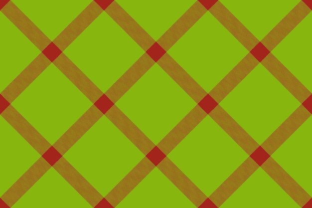 Fondo de tartán inconsútil Vector check plaid Textil patrón textura tela