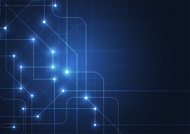 Fondo de tecnología abstracta con Big Data
